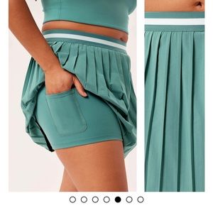 Girlfriend Collective Pleated Club Skort NWT S